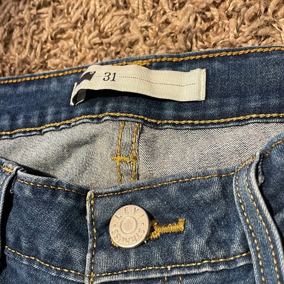 🎉HPx2🎉 Levi’s Super Skinny High-Waisted Jeans 31x30 - Picture 4 of 7